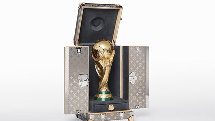 Stylish trunk for FIFA World Cup Russia trophy is released by Louis Vuitton