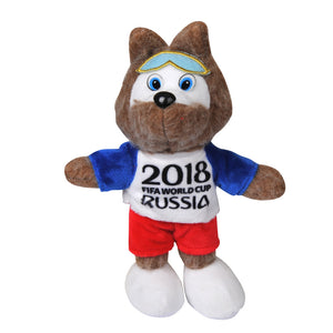 20CM Zabivaka Mascot of FIFA World Cup 2018 Stuffed Plush Toy Gift for Football Lovers