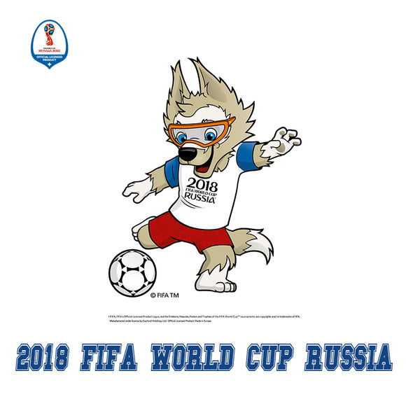 Official authorized 2018 football Russia Zabivaka mascot kick sticker fans souvenir limited edition authentic football gift